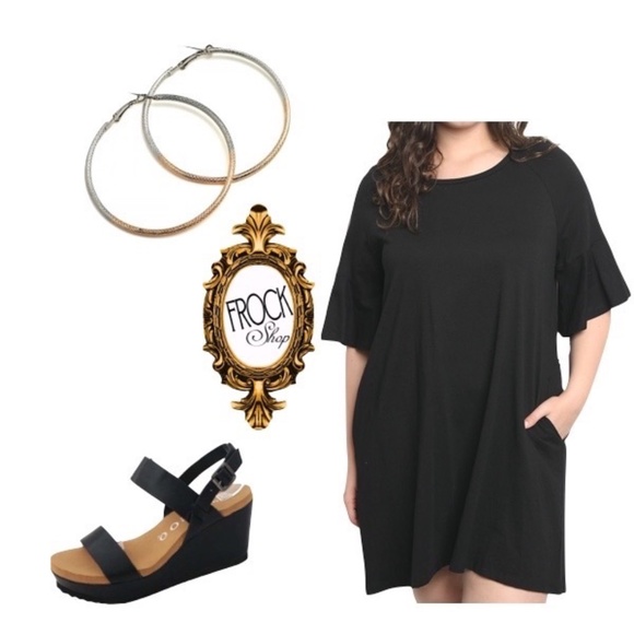 Bamboo Black Wedge, 10 - Picture 5 of 5